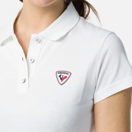 Tee et top femme Rossignol Rooster Classic Polo Femme white