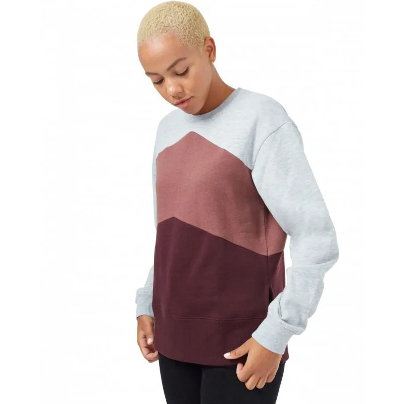 Tentree TreeFleece Chevron Crew - Sweatshirt femme | Hardloop