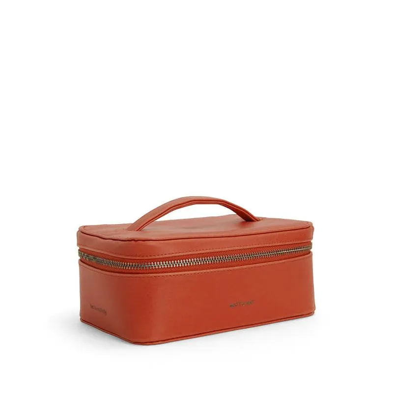Trousse de toilette Matt & Nat Jule Vintage 19,5 cm Cardinal - Rouge