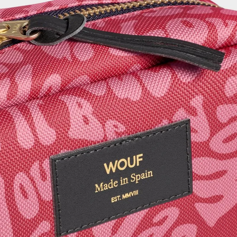 Trousse de toilette Wouf 21 cm Groovy - Rose