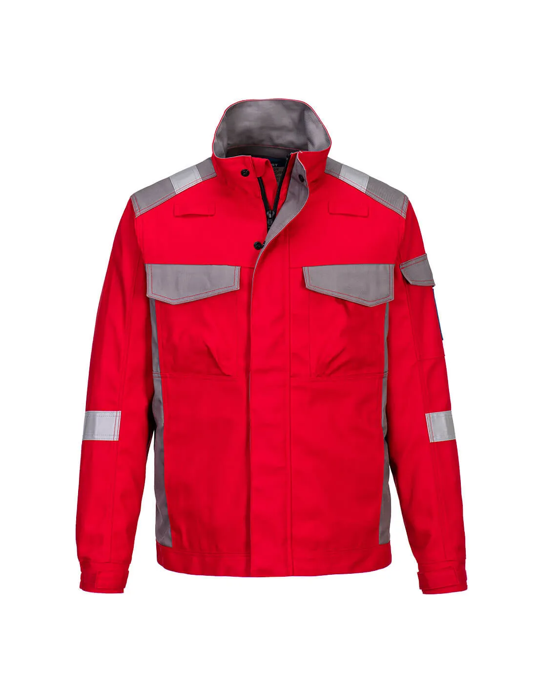 veste bizflame ultra bicolore - taille xxl - rouge - portwest